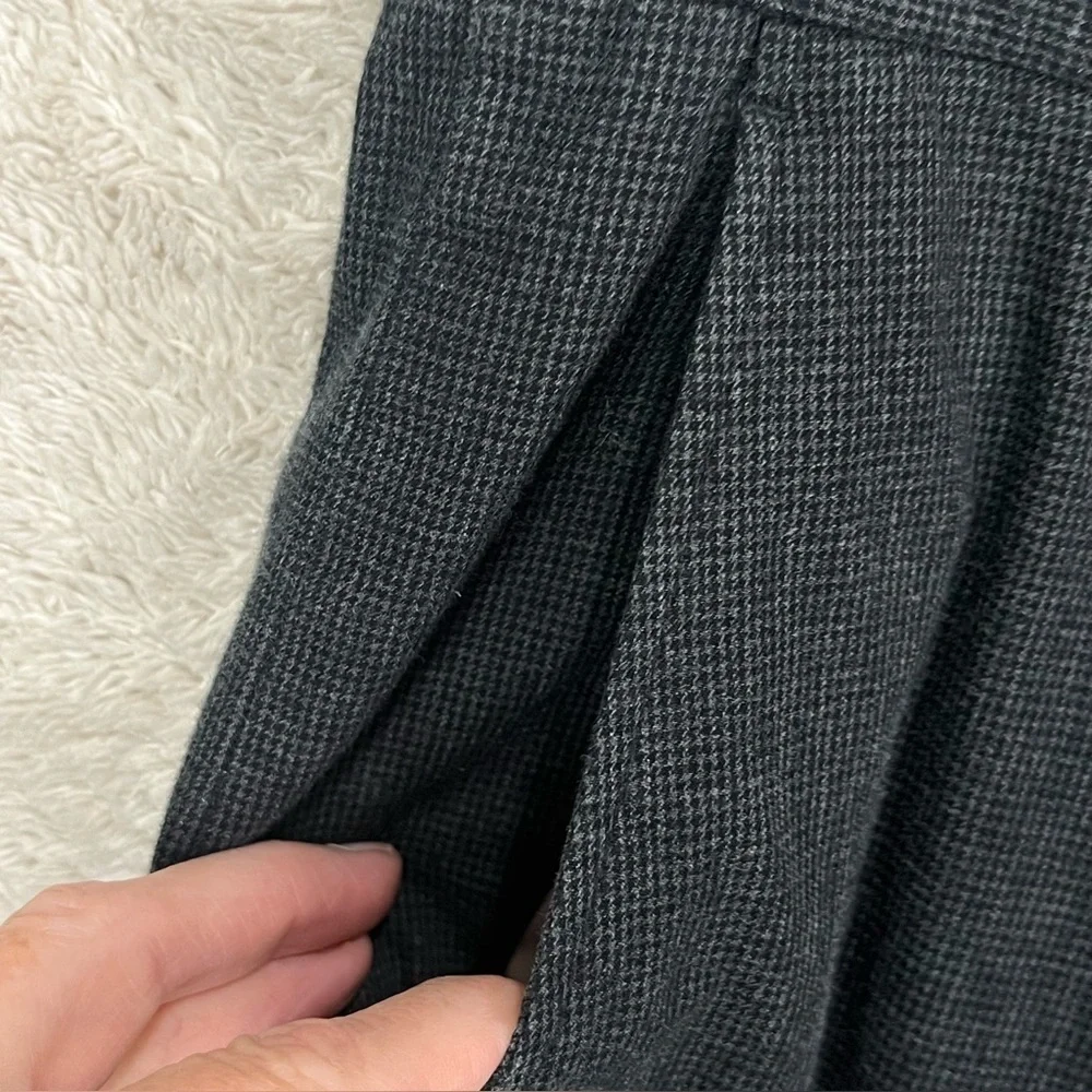 J. Crew Slim Gray Houndstooth Bedford Dress Pants Sz 33 x 32 Professional Career